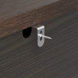 Orbis Rounded Edge Sideboard – Dark Walnut