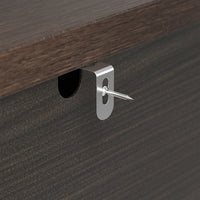 Orbis Rounded Edge Sideboard – Dark Walnut