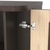 Orbis Rounded Edge Sideboard – Dark Walnut