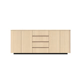 Orbis Rounded Edge Sideboard – Natural Wood