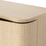 Orbis Rounded Edge Sideboard – Natural Wood
