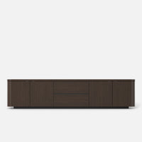 Orbis Streamline Edge TV Console – Black Walnut