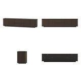 Orbis Streamline Edge TV Console – Black Walnut