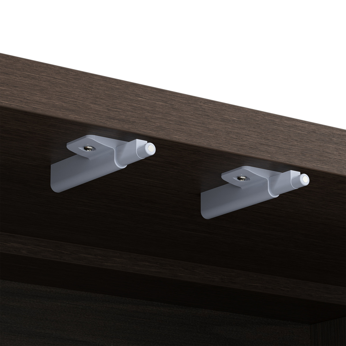 Orbis Streamline Edge TV Console – Black Walnut