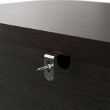 Orbis Streamline Edge TV Console – Black Walnut