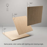Orbis Streamline Edge TV Console – Natural Wood