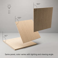 Orbis Streamline Edge TV Console – Natural Wood