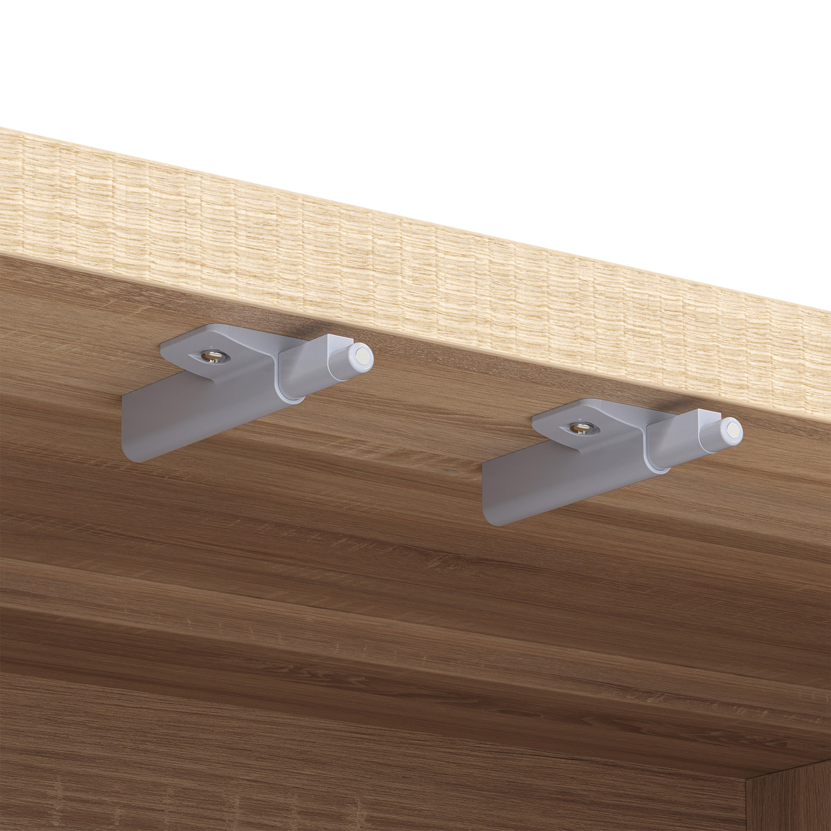 Orbis Streamline Edge TV Console – Natural Wood