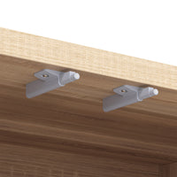 Orbis Streamline Edge TV Console – Natural Wood