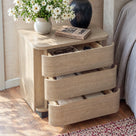 Orbis 3-Drawer Curved Dresser – Oak