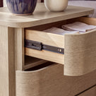 Orbis 3-Drawer Curved Dresser – Oak
