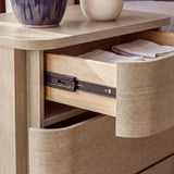 Orbis 3-Drawer Curved Dresser – Oak