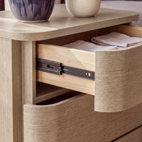 Orbis 3-Drawer Curved Dresser – Oak