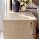 Orbis 3-Drawer Curved Dresser – Oak