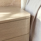 Orbis 3-Drawer Curved Dresser – Oak