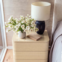 Orbis 3-Drawer Curved Dresser – Natural Wood