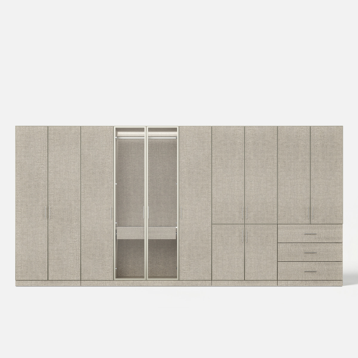 Tela Full Wall Wardrobe System