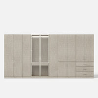 Tela Full Wall Wardrobe System