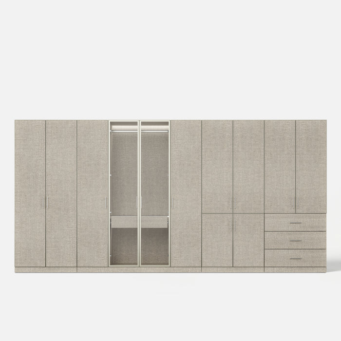 Tela Full Wall Wardrobe System