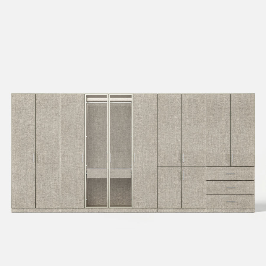 Tela Full Wall Wardrobe System