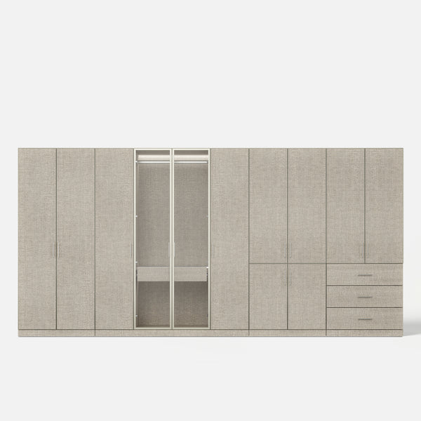 Tela Full Wall Wardrobe System