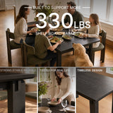 Black Walnut Solid Wood Dining Table