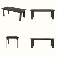 Black Walnut Solid Wood Dining Table