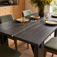 Black Walnut Solid Wood Dining Table
