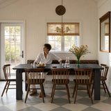 Black Walnut Solid Wood Dining Table