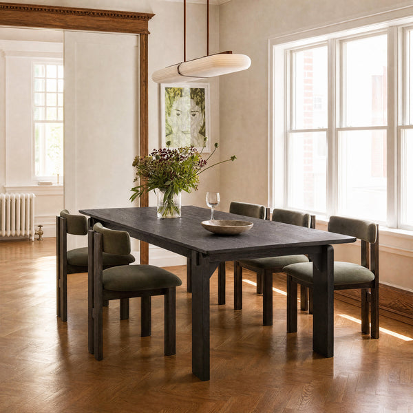 Black Walnut Solid Wood Dining Table