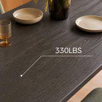Black Walnut Solid Wood Dining Table