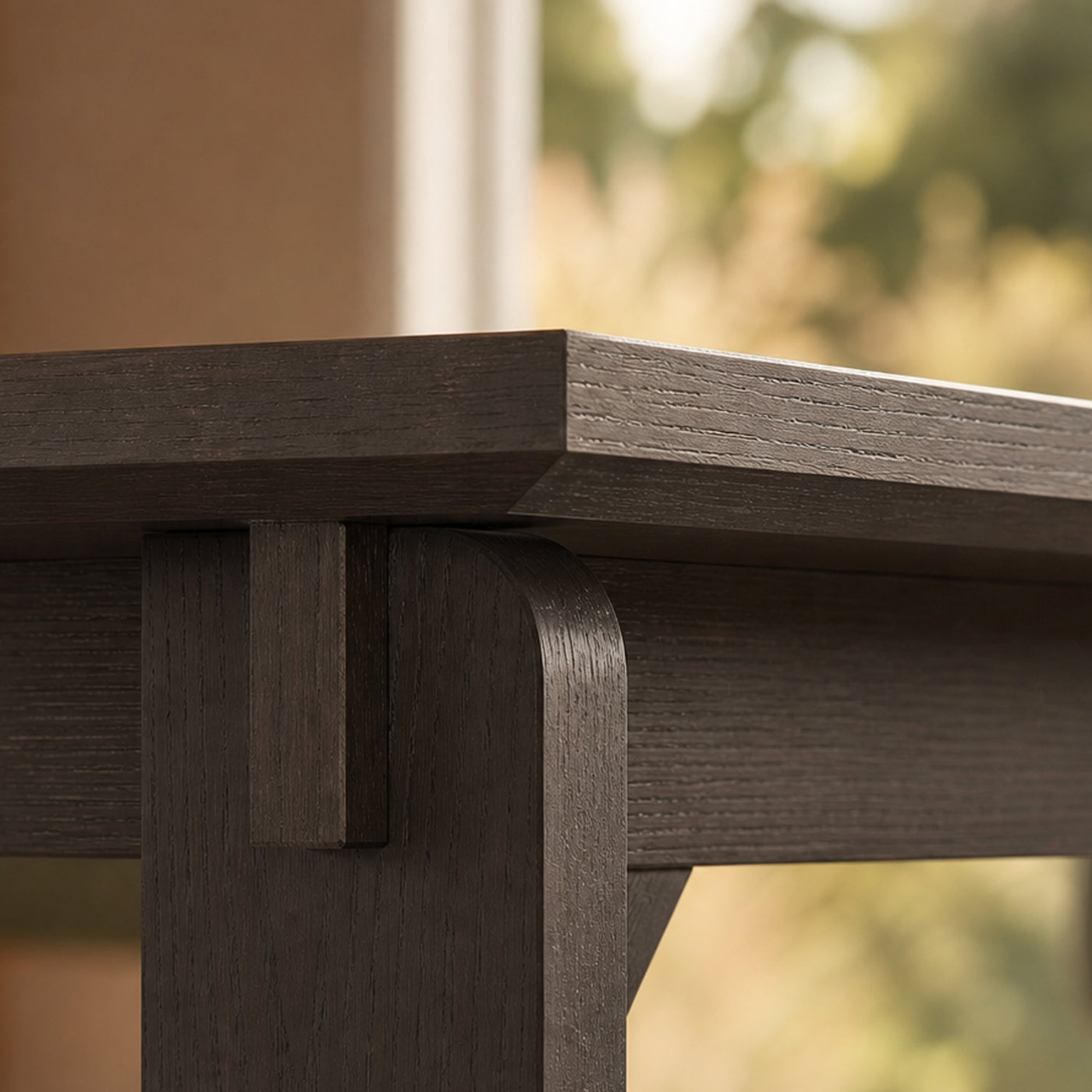 Black Walnut Solid Wood Dining Table