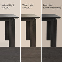 5-Piece Black Walnut Dining Set for 4
