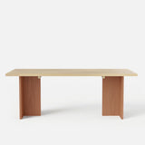 Two-Tone Solid Wood Dining Table