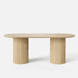 Solid Wood Round Pedestal Dining Table