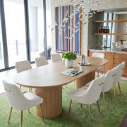 9-Piece Round Pedestal Dining Set