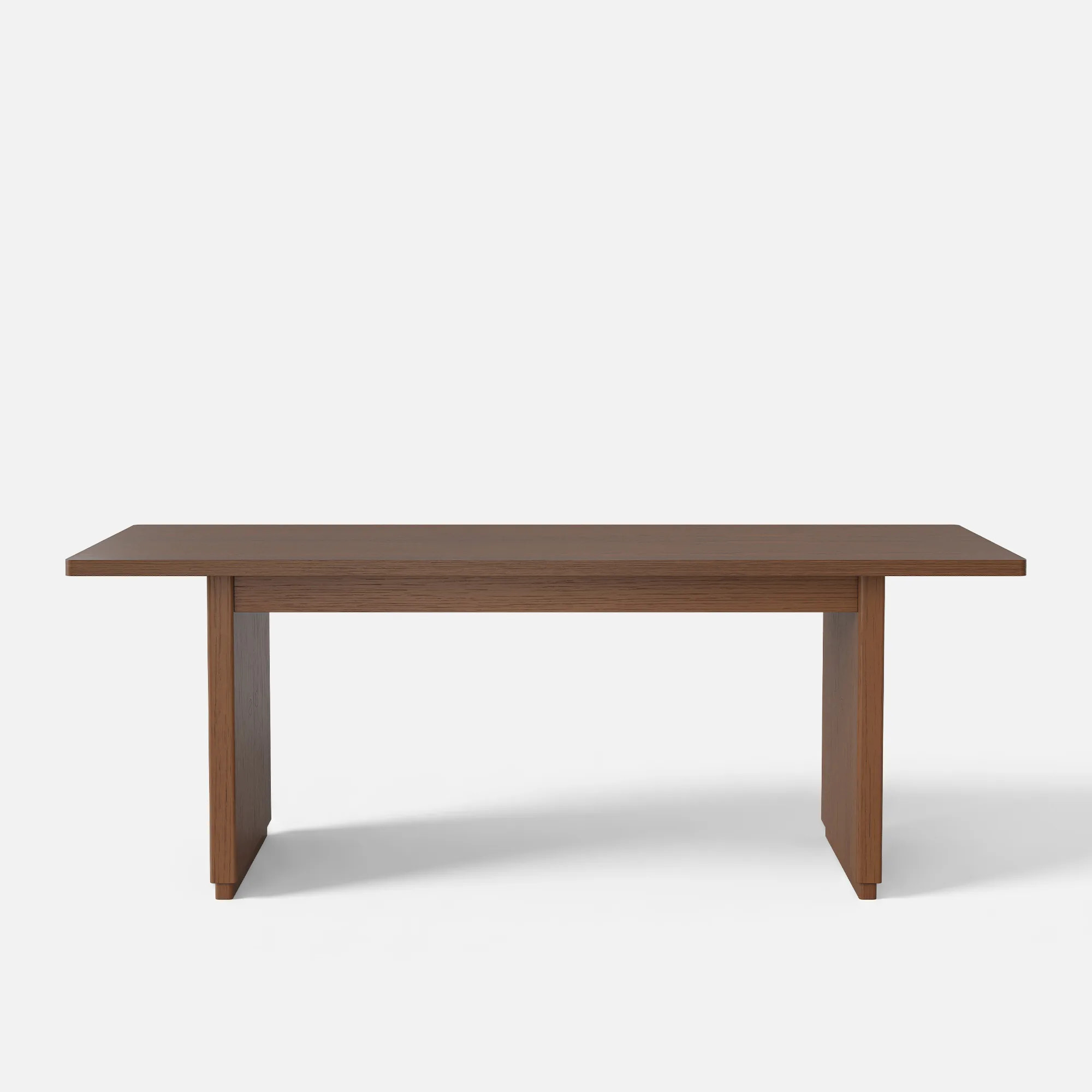 Large Red Oak Solid Wood Desk