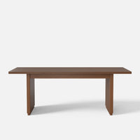Large Red Oak Solid Wood Dining Table