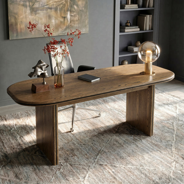 Oval-End Dining Table