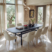 9-Piece Soft Edge Dining Table Set