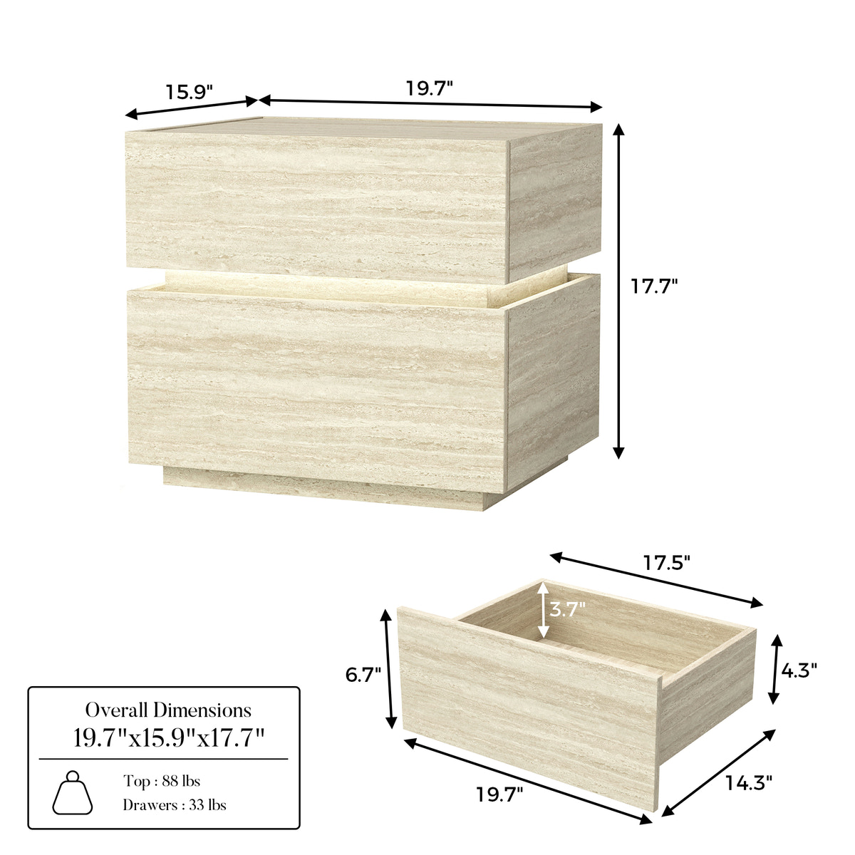 Travero Nightstand