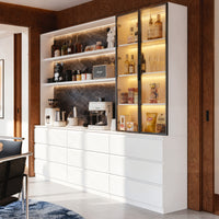 Home Bar & Beverage Storage Station