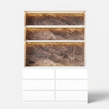 Pantry Cabinet with Built-In Power Outlet