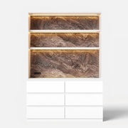 Pantry Cabinet with Built-In Power Outlet
