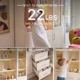 Arched Display Cabinet with Mixed Storage and Integrated Lighting