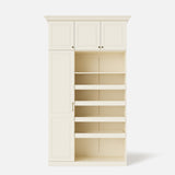 Vestia 4-Door Wardrobe Closet with Drawers