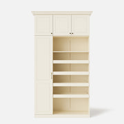 Vestia 4-Door Wardrobe Closet with Drawers