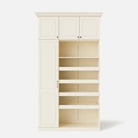 Vestia 4-Door Wardrobe Closet with Drawers