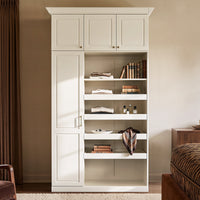 Vestia 4-Door Wardrobe Closet with Drawers
