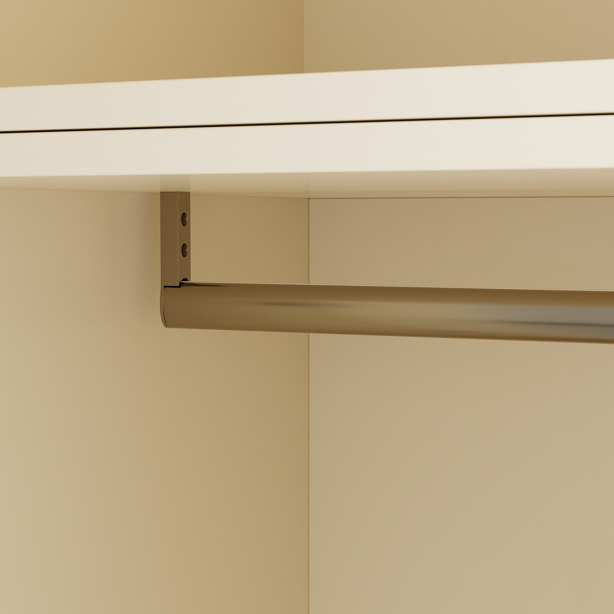 Vestia 4-Door Wardrobe Closet with Drawers